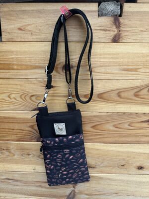 Taštička na mobil - káva