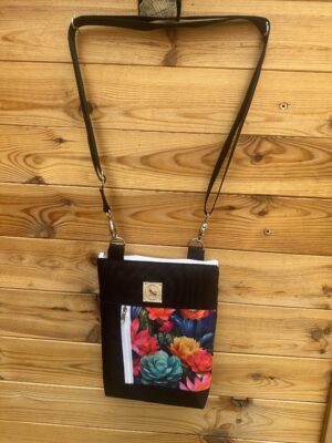 Crossbody taška - květy kaktusů
